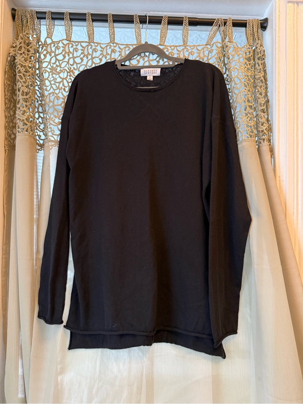 Cotton and cashmere vintage Barneys New York light sweater